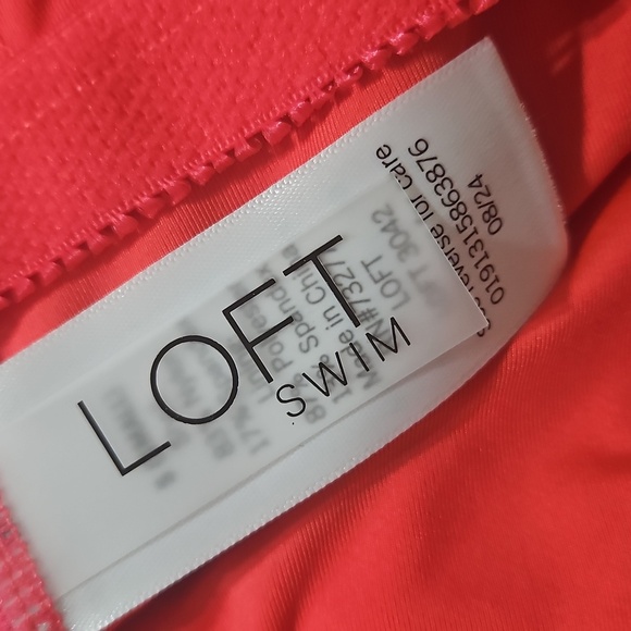 LOFT Tie Waist Swimsuit NWT - Picture 4 of 6